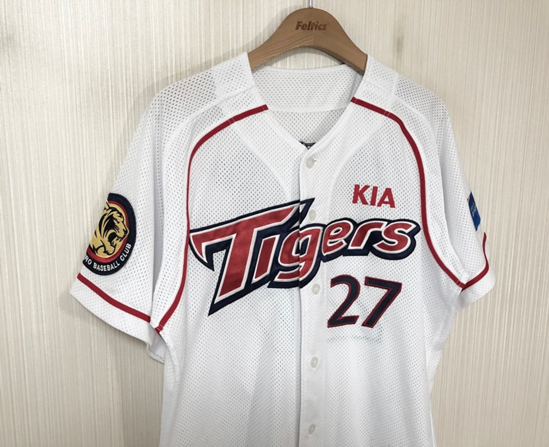 KBO 비젼코리아 기아타이거즈 올드 홈유니폼/져지 100 #27 김태양 상품이미지4