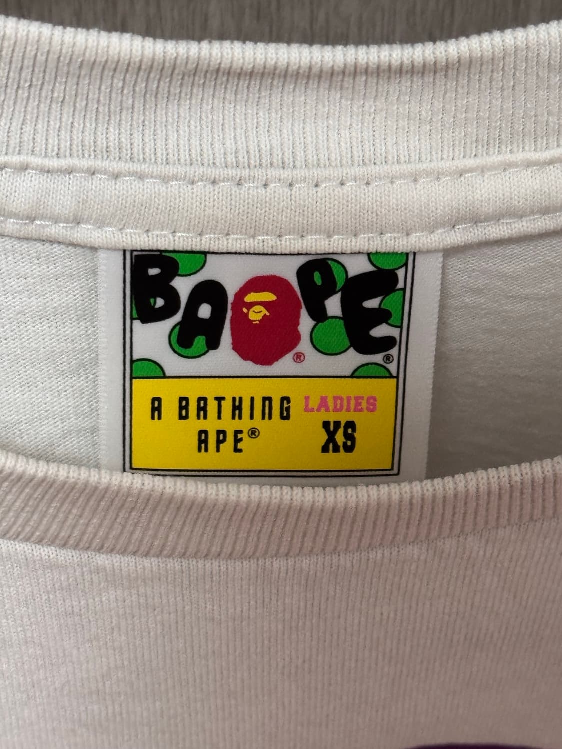 베이프 bape 여성 반팔 xs 상품이미지3