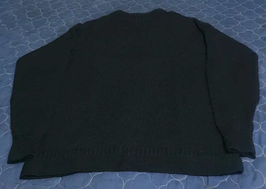 유니클로 니트 블랙 U제품 (XL) 상품이미지1