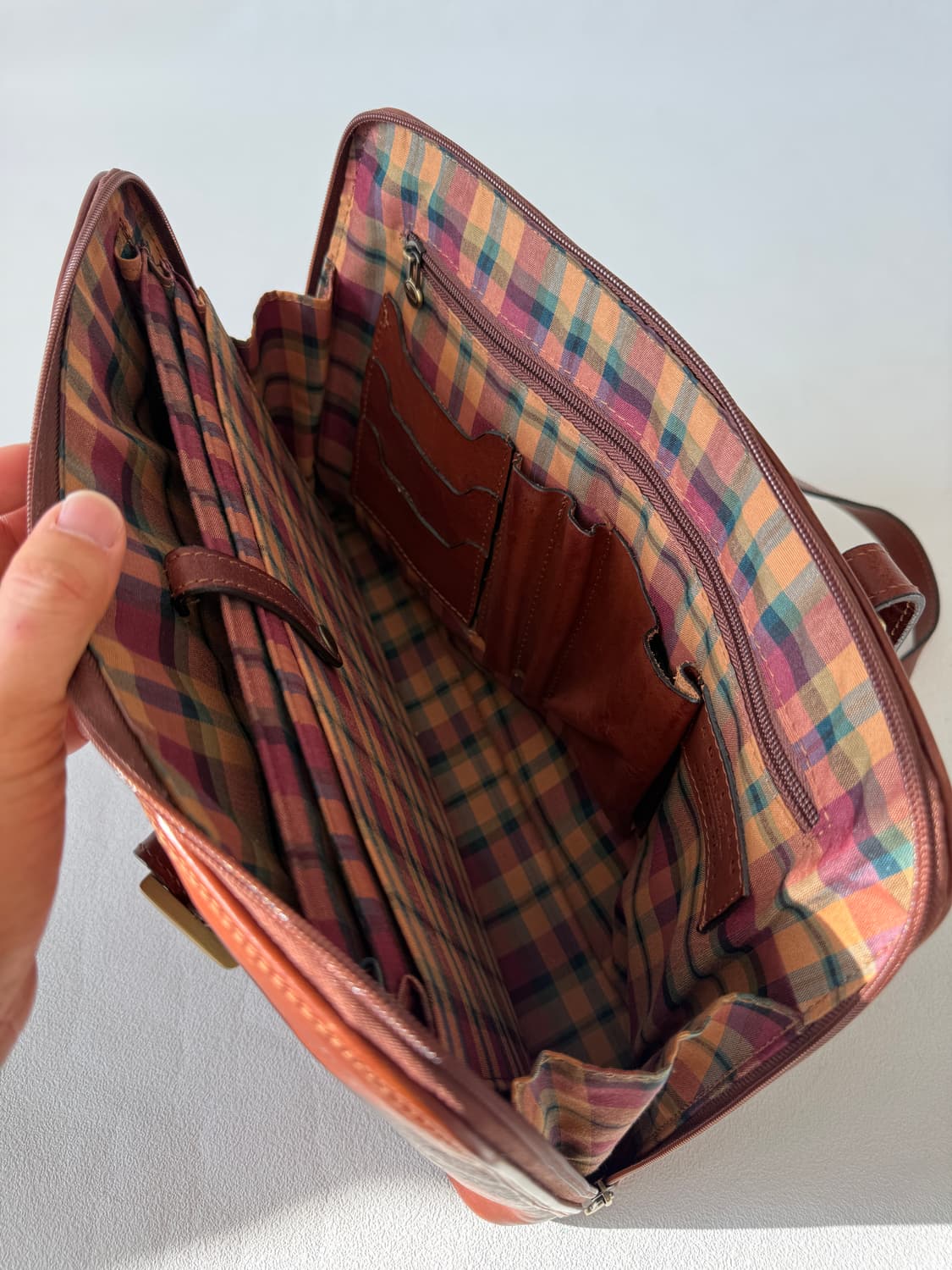 MADE IN ITALY 레더 토트 숄더백 상품이미지9