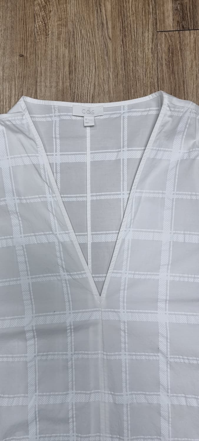 COS V넥 오버핏 원피스 L _ 여성 상품이미지9