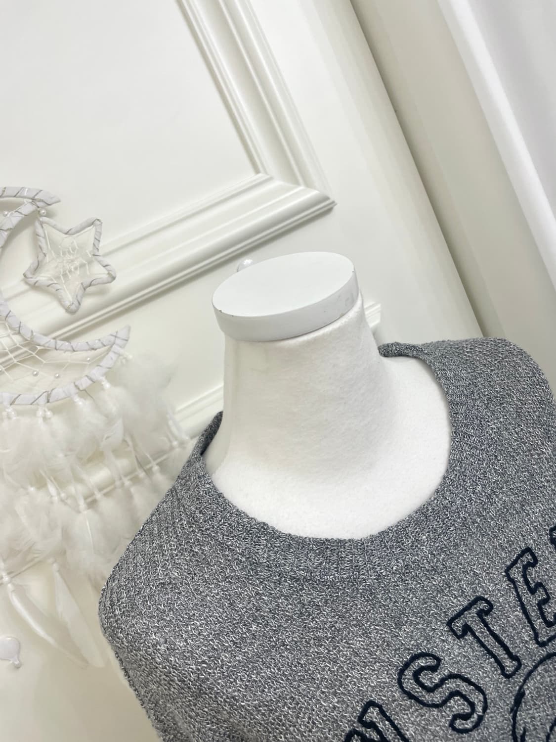 HYSTERIC GLAMOUR gray melange embroidery 상품이미지8