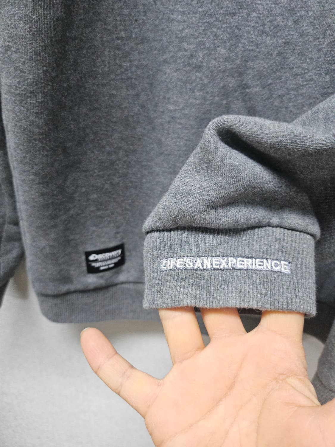 디스커버리 익스페디션  기모 맨투맨 그레이 95 상품이미지3