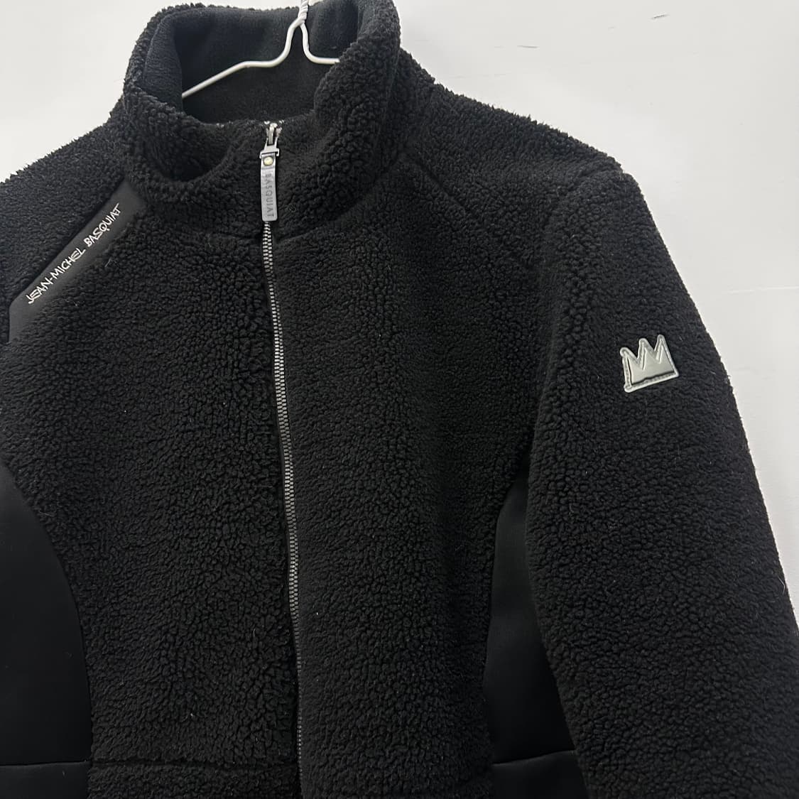 장미쉘 바스키아 여성 뽀글이 털 후리스 롱 코트 66사이즈 상품이미지3