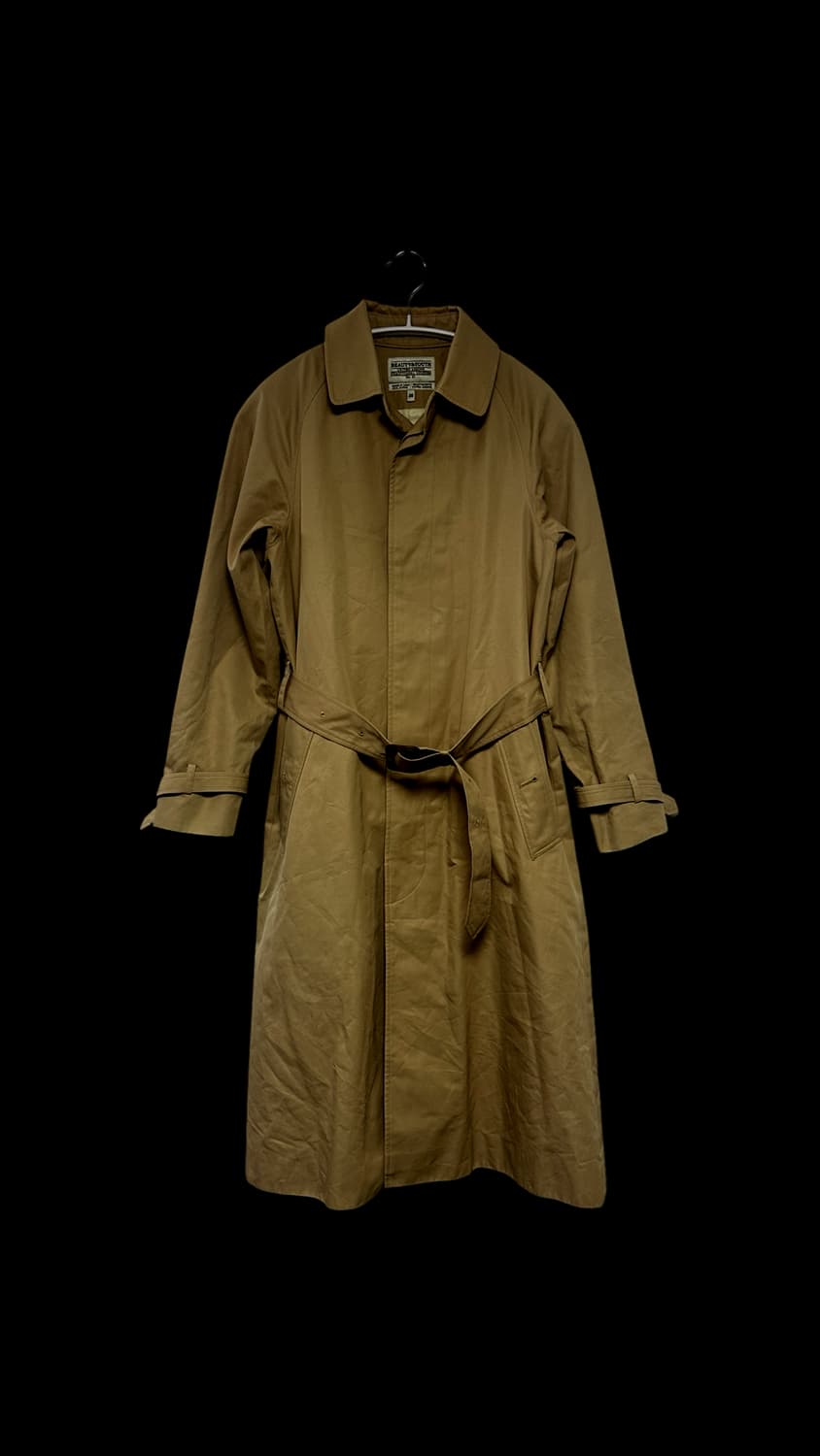 뷰티앤유스  유나이티드 애로우 싱글 벨트 트렌치 코트 상품이미지1