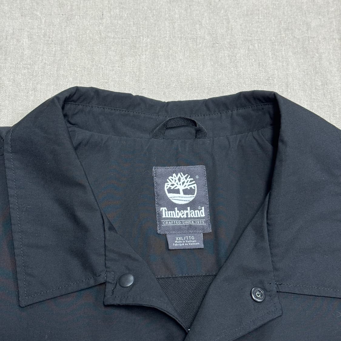 팀버랜드 블랙 백로고 나일론 코치자켓 2XL 상품이미지6