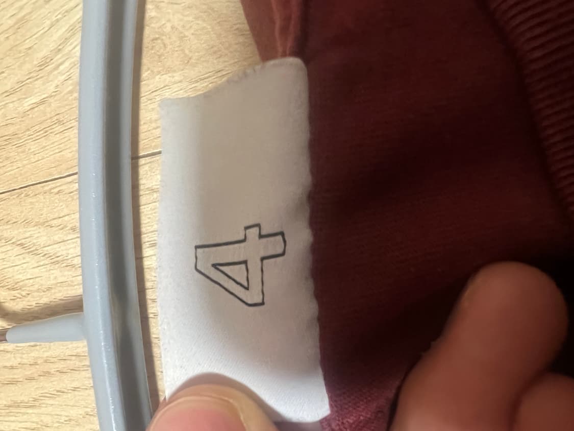 다다 버건디 롱슬리브 4사이즈 상품이미지5