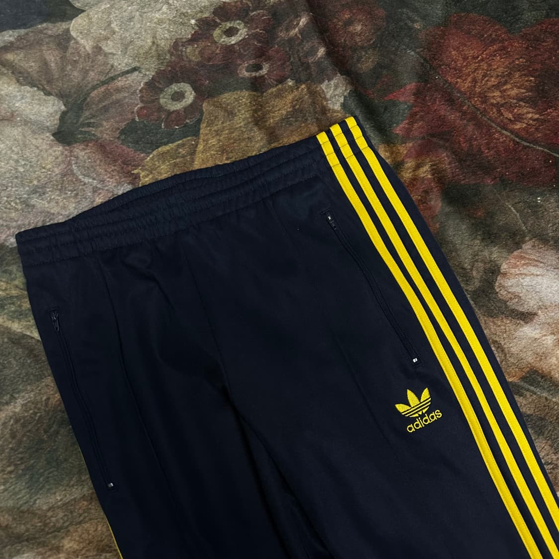 아디다스 유로파 옐로우 삼선 네이비트랙팬츠 100 상품이미지2