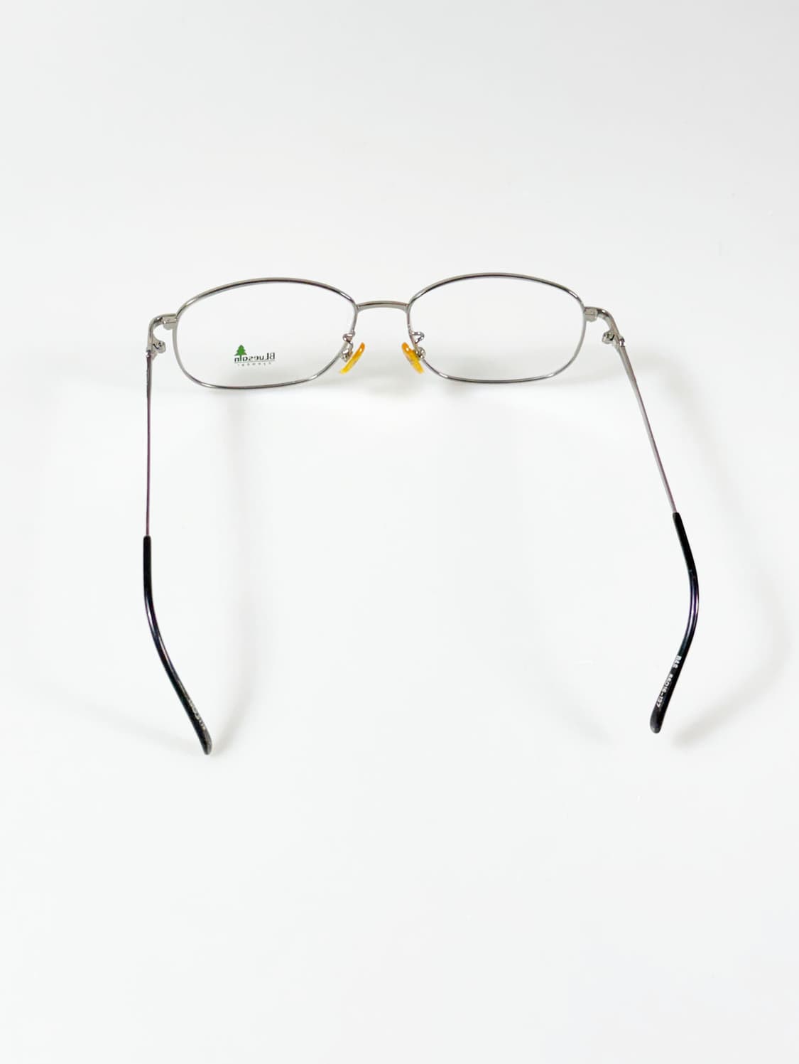 90s BLUESAIN 실버 슬림 스퀘어 메탈 빈티지 안경 상품이미지5