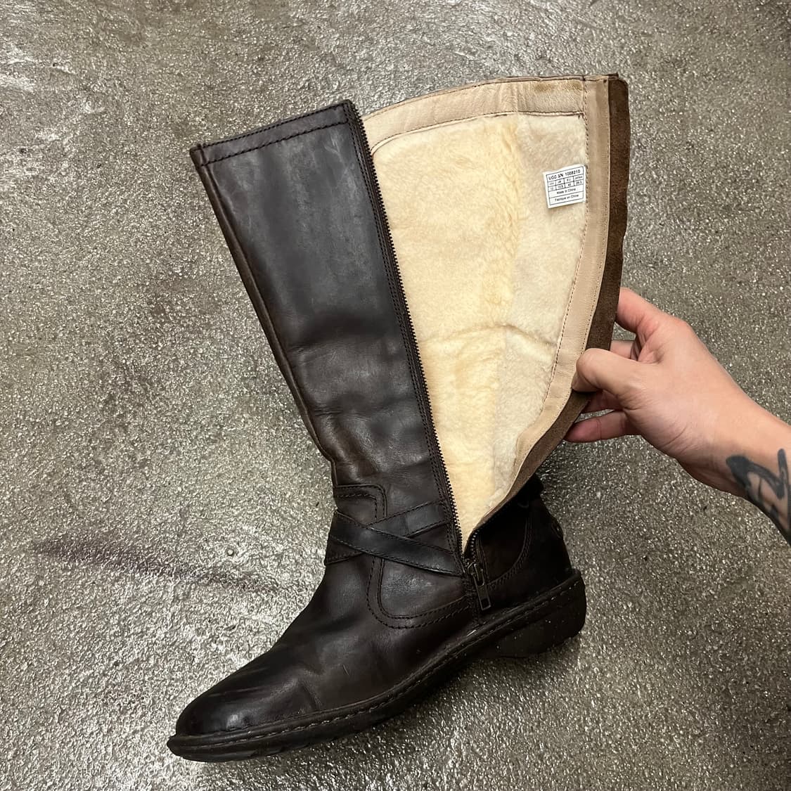 Ugg 레더 롱 부츠 (265) 상품이미지5