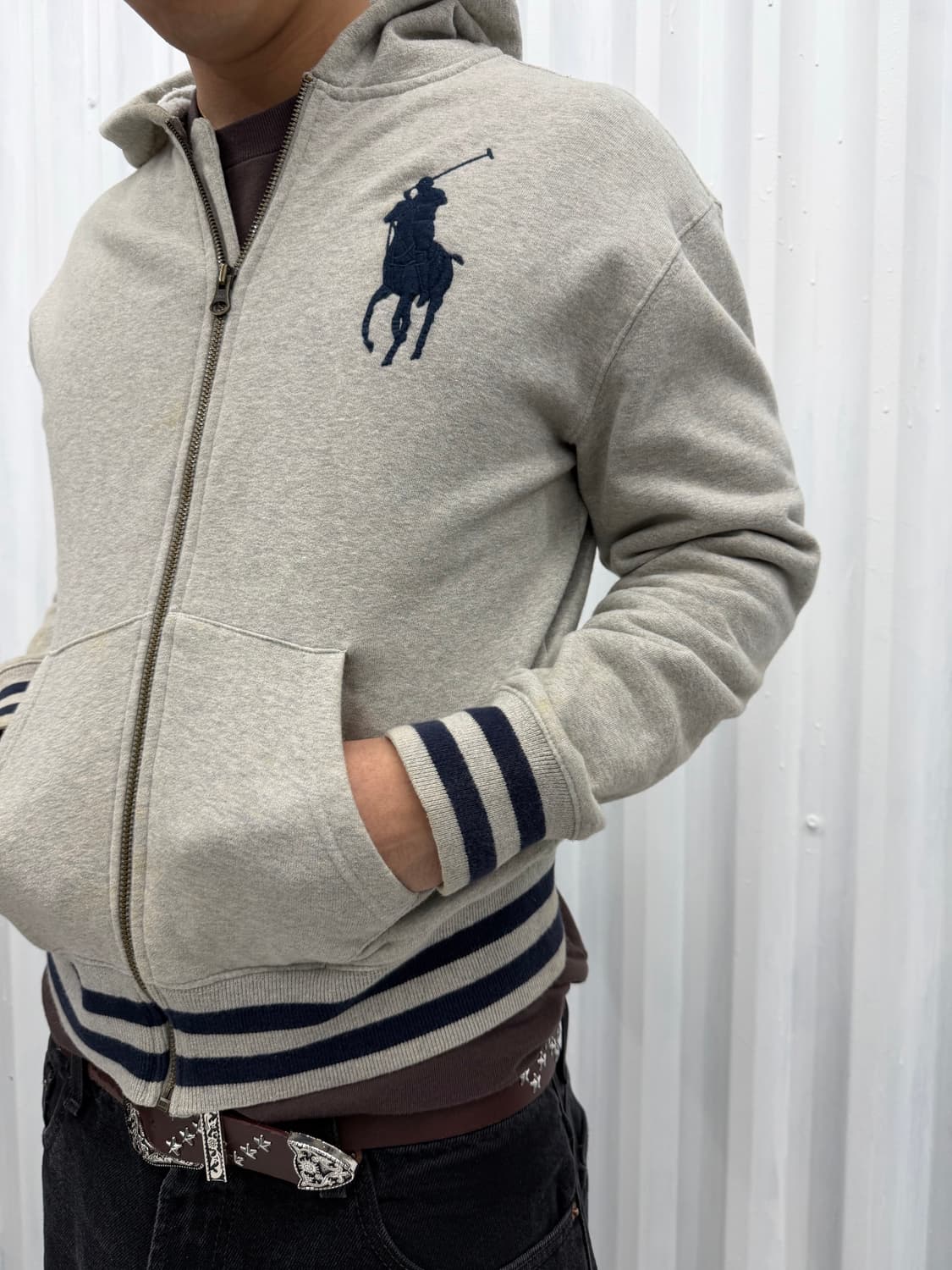 Big Pony hoodie zip 상품이미지1