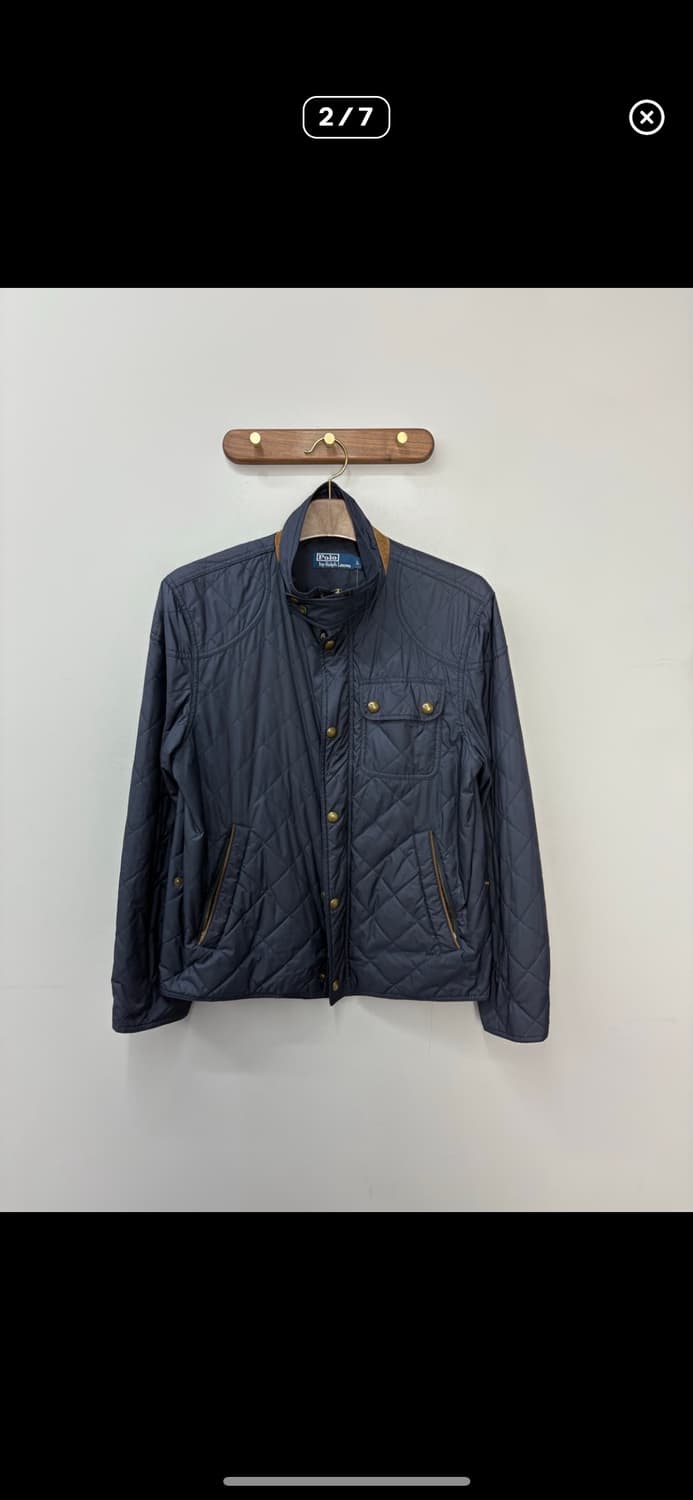 폴로랄프로렌 네이비 퀄팅 자켓 H916 상품이미지2