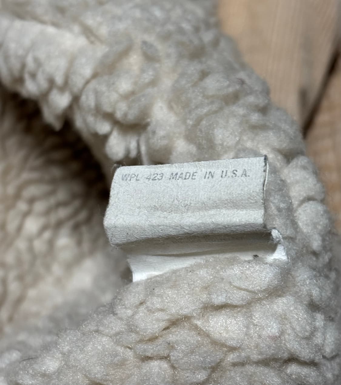 80s USA Levi's 리바이스 빈티지 코듀로이 베이지 쉐르파 자켓 상품이미지8