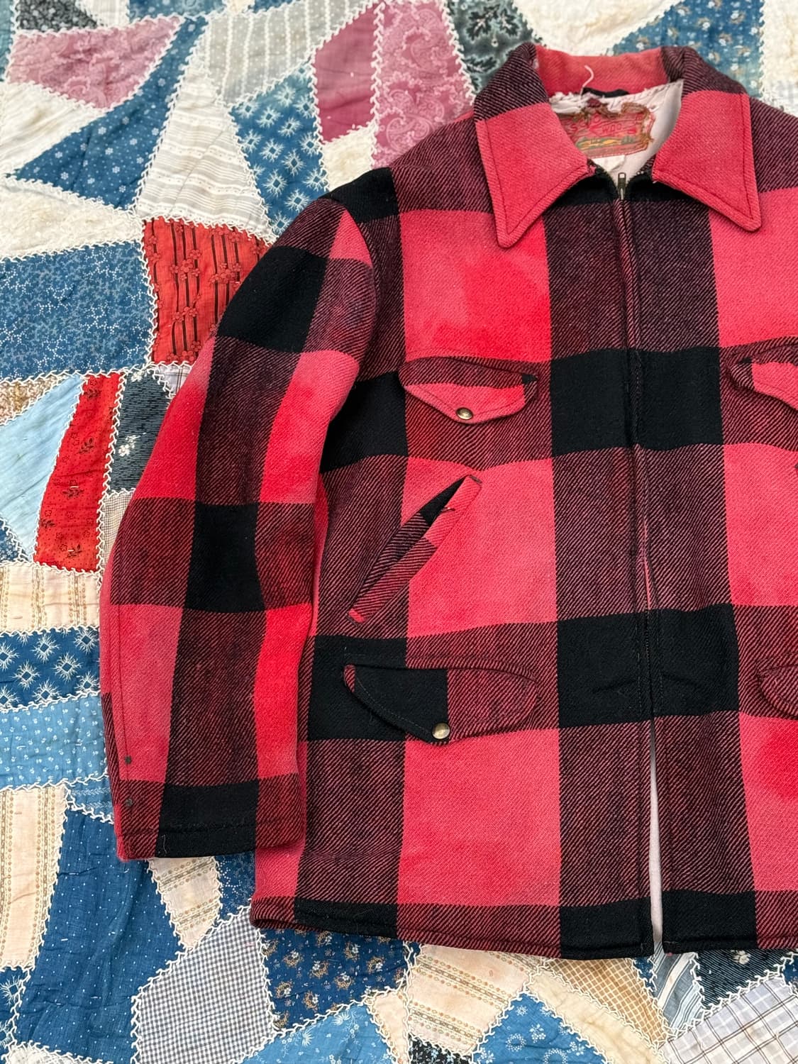 1940‘s Buffalo Check Wool Hunting Jacket 상품이미지2