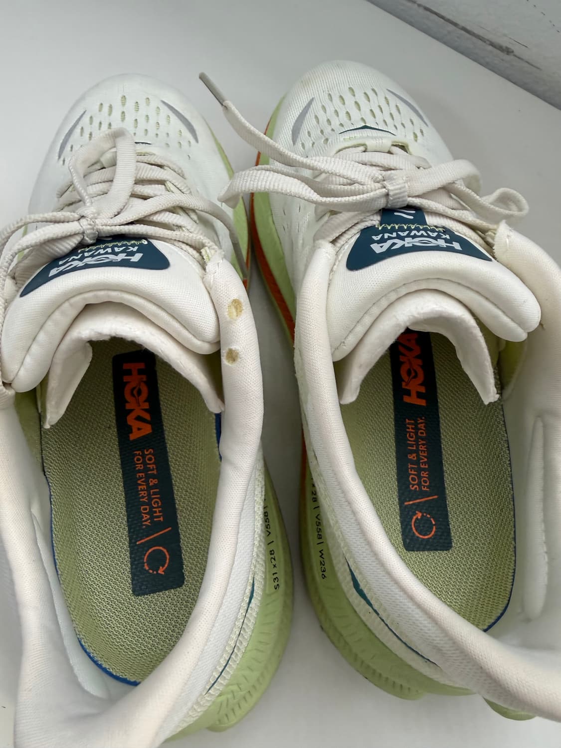 정품) 호카 카와나 화이트 운동화 230 상품이미지8