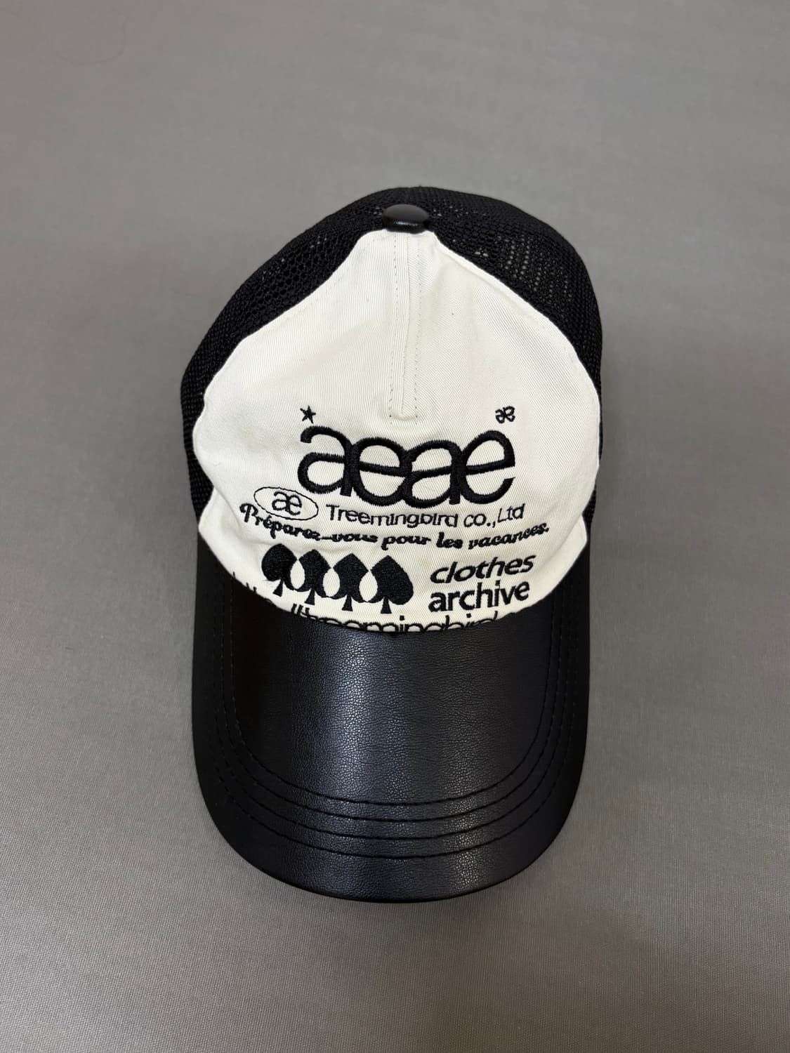 aeae X TREEMINGBIRD | web logo mesh cap 상품이미지2
