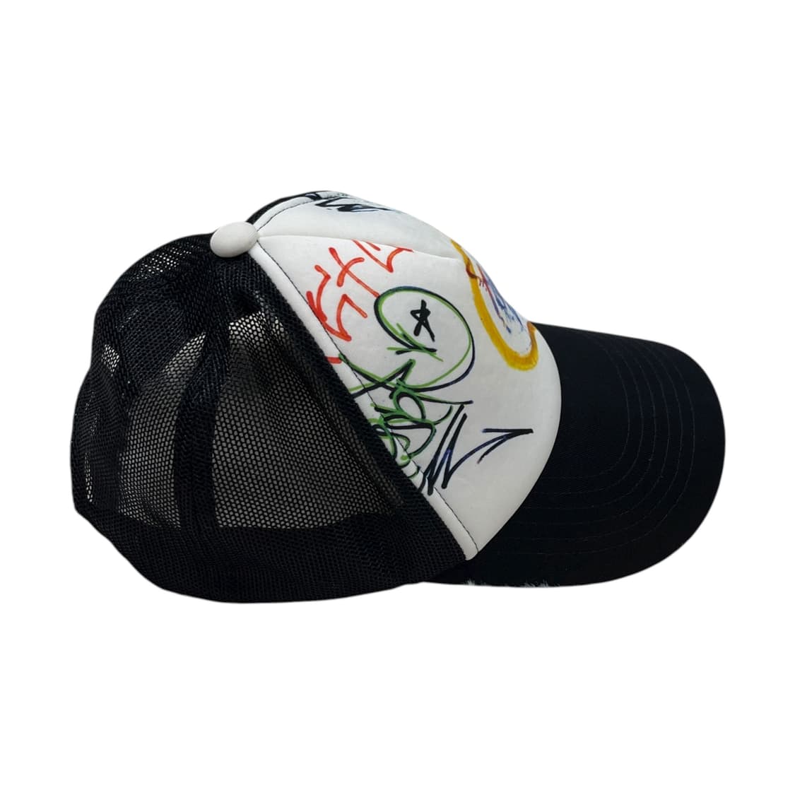 더오픈프로덕트 그래피티 트러커 메쉬캡 모자 블랙 화이트 상품이미지2