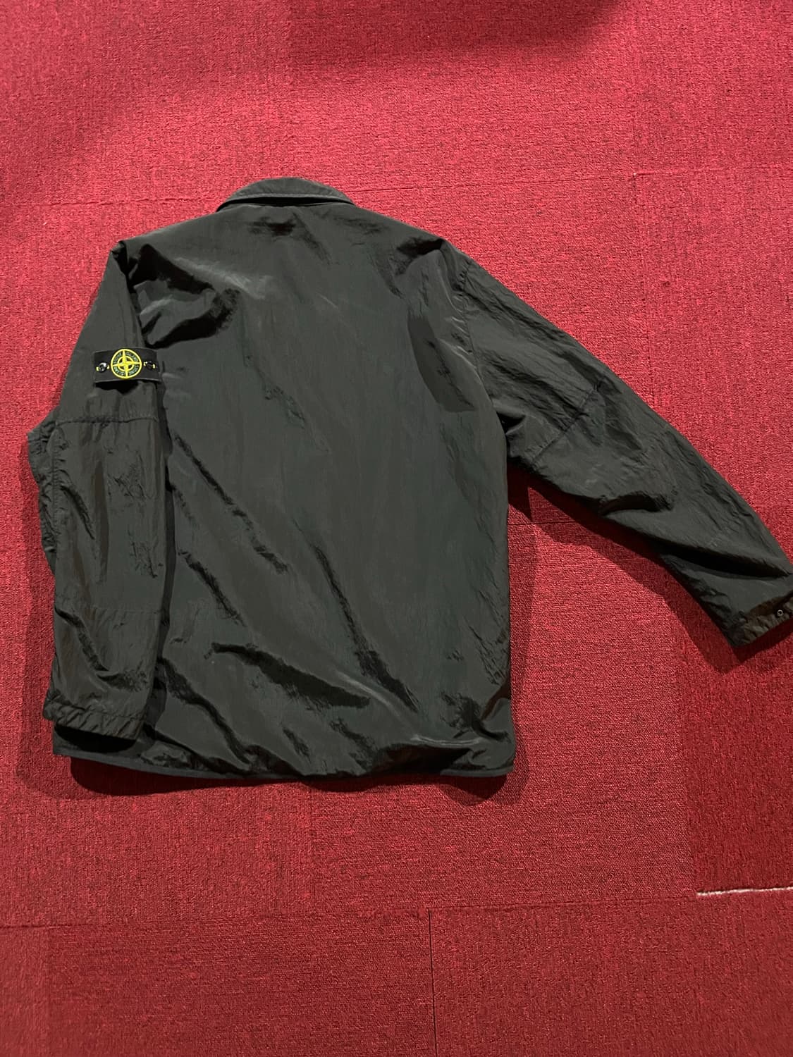 [XXL] 스톤아일랜드 17Fw 나일론메탈 셔츠 블랙 상품이미지4