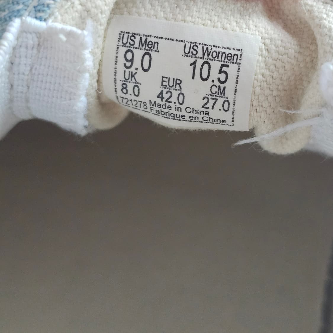 반스 슬립온 패치워크 데님 보로 빈티지 캐피탈맛 VN0A38F7Q9H1 상품이미지10