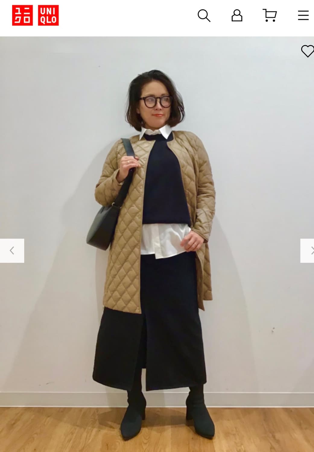 유니클로 퀼팅 경량 롱패딩 XXL 상품이미지7