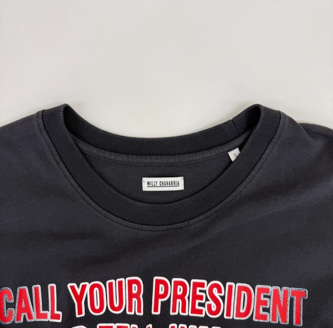 윌리 차바리아 레터링 티셔츠 상품이미지2