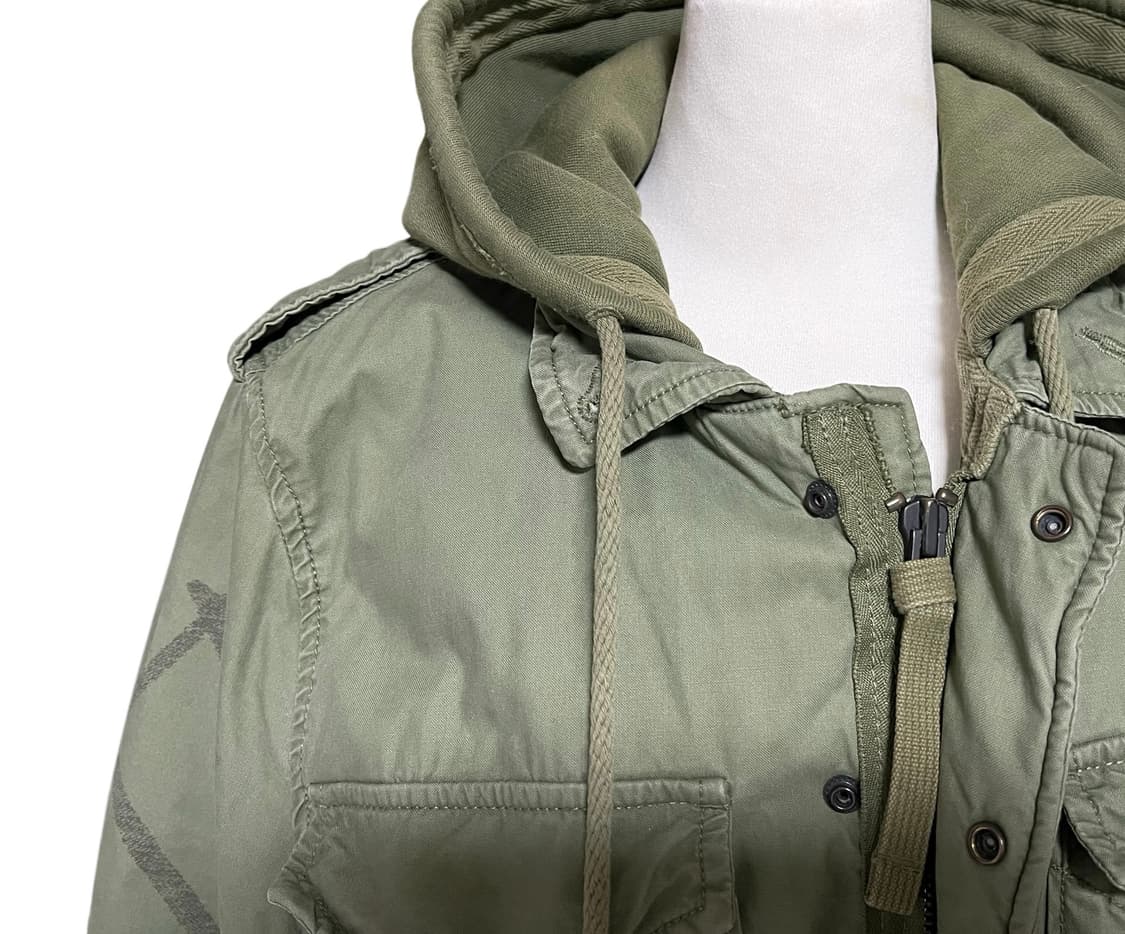 폴로 Denim&Supply 랄프로렌 후드 패딩 야상 필드쟈켓(레어템) 상품이미지9