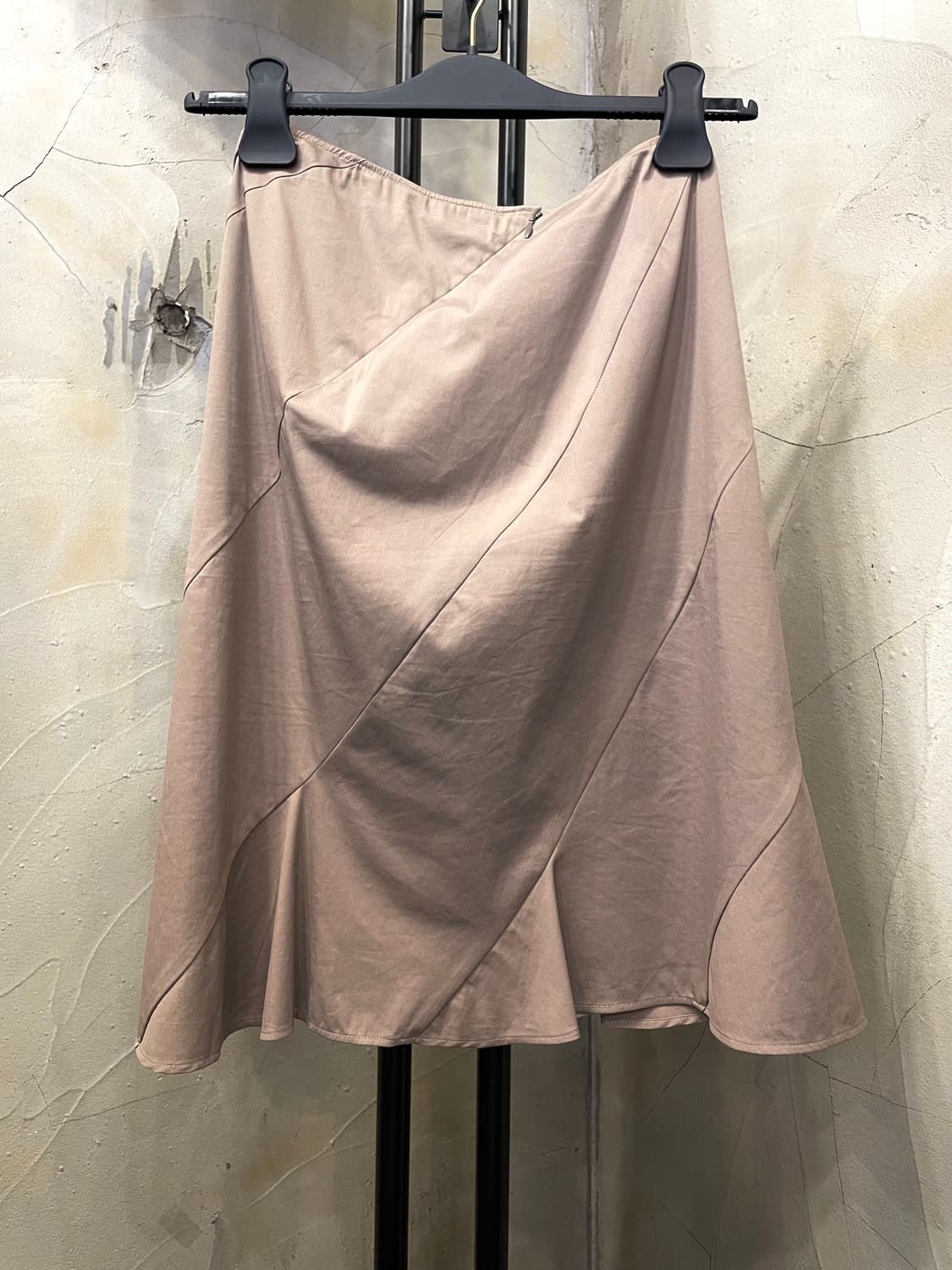 질샌더 나이론 면스판 도킹 플레어 스커트 55 상품이미지2