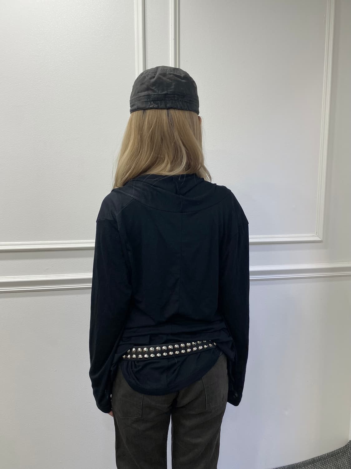 Y2K Chic Mood Black Cardigan 상품이미지2