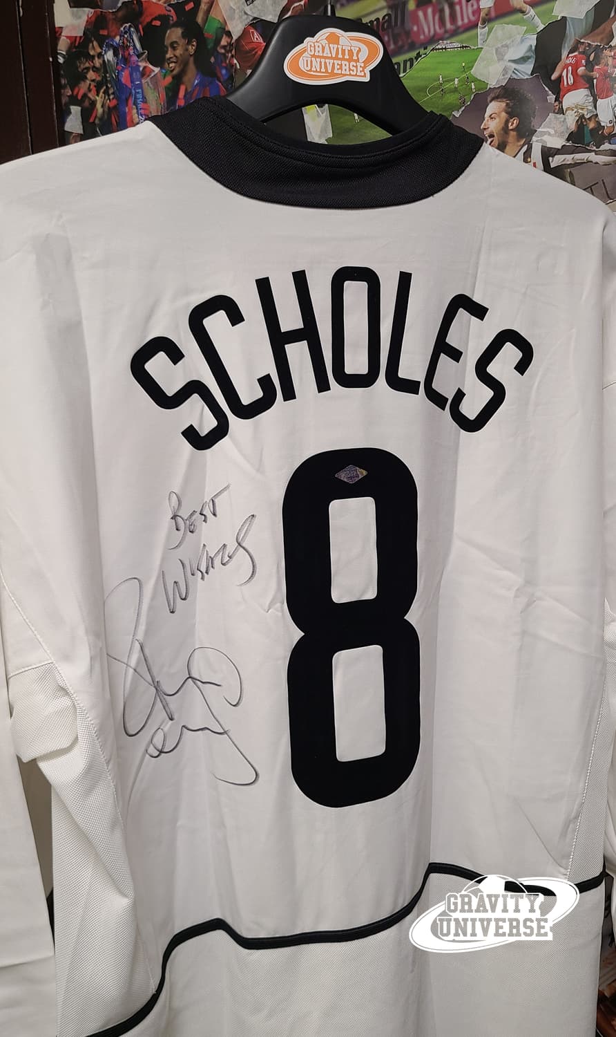 맨유 02-03 스콜스 싸인 유니폼 상품이미지1