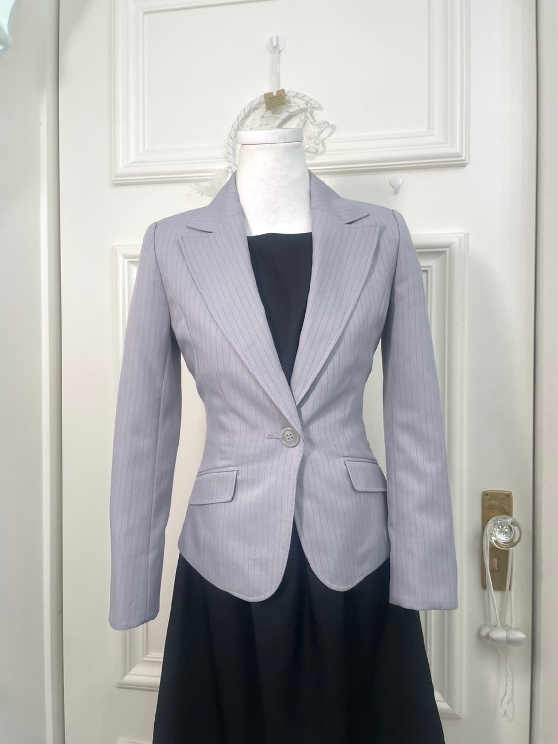 bluegray stripe basic line jacket 상품이미지1