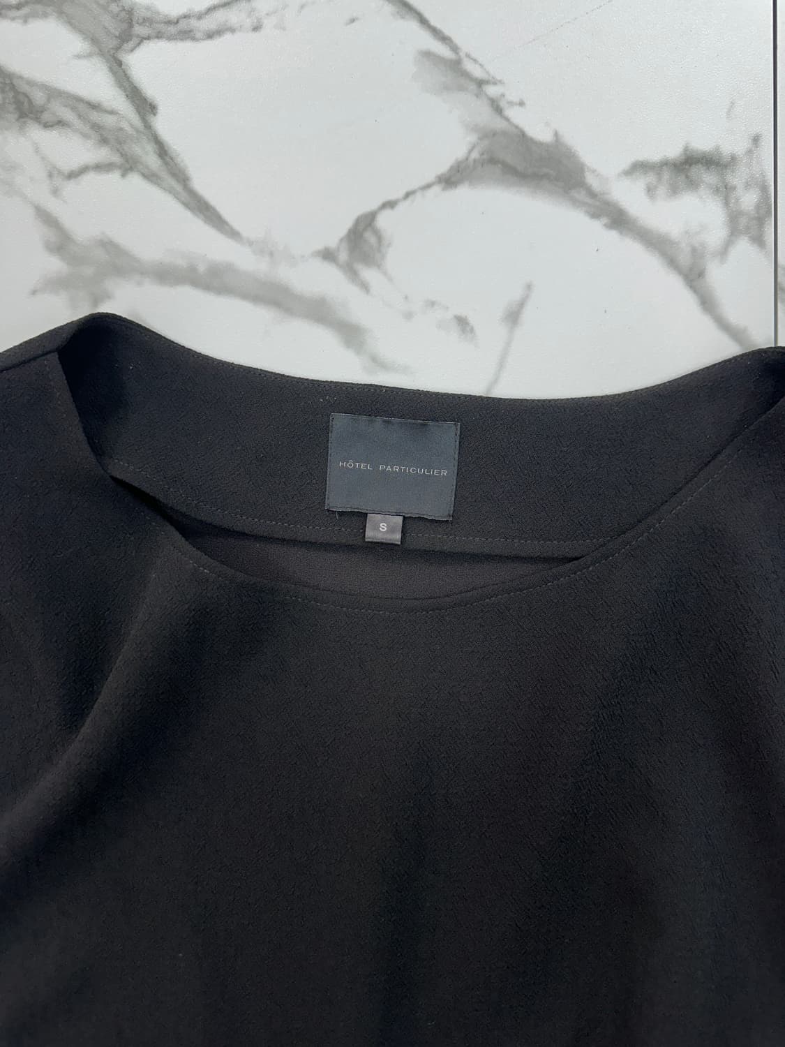 호텔파티큘러 블랙 디테일 원피스 상품이미지3