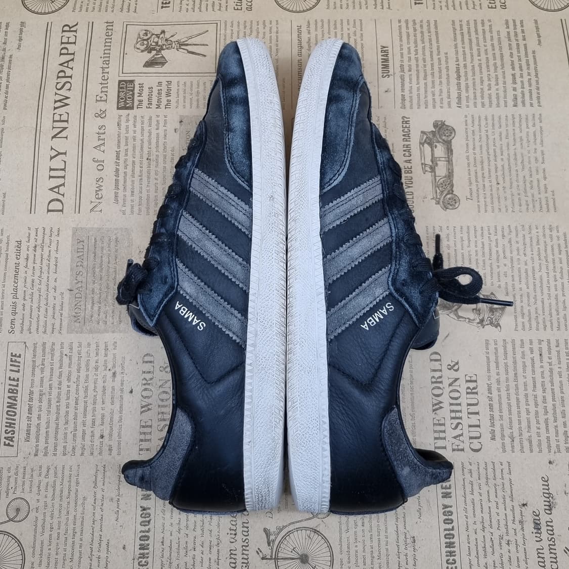 아디다스 삼바 adv 블랙 스니커즈280 상품이미지5