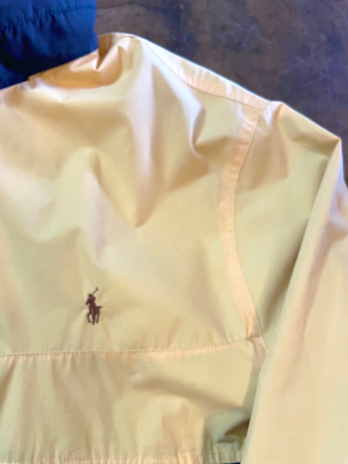 폴로 랄프로렌 옐로우 배색 바람막이 상품이미지3