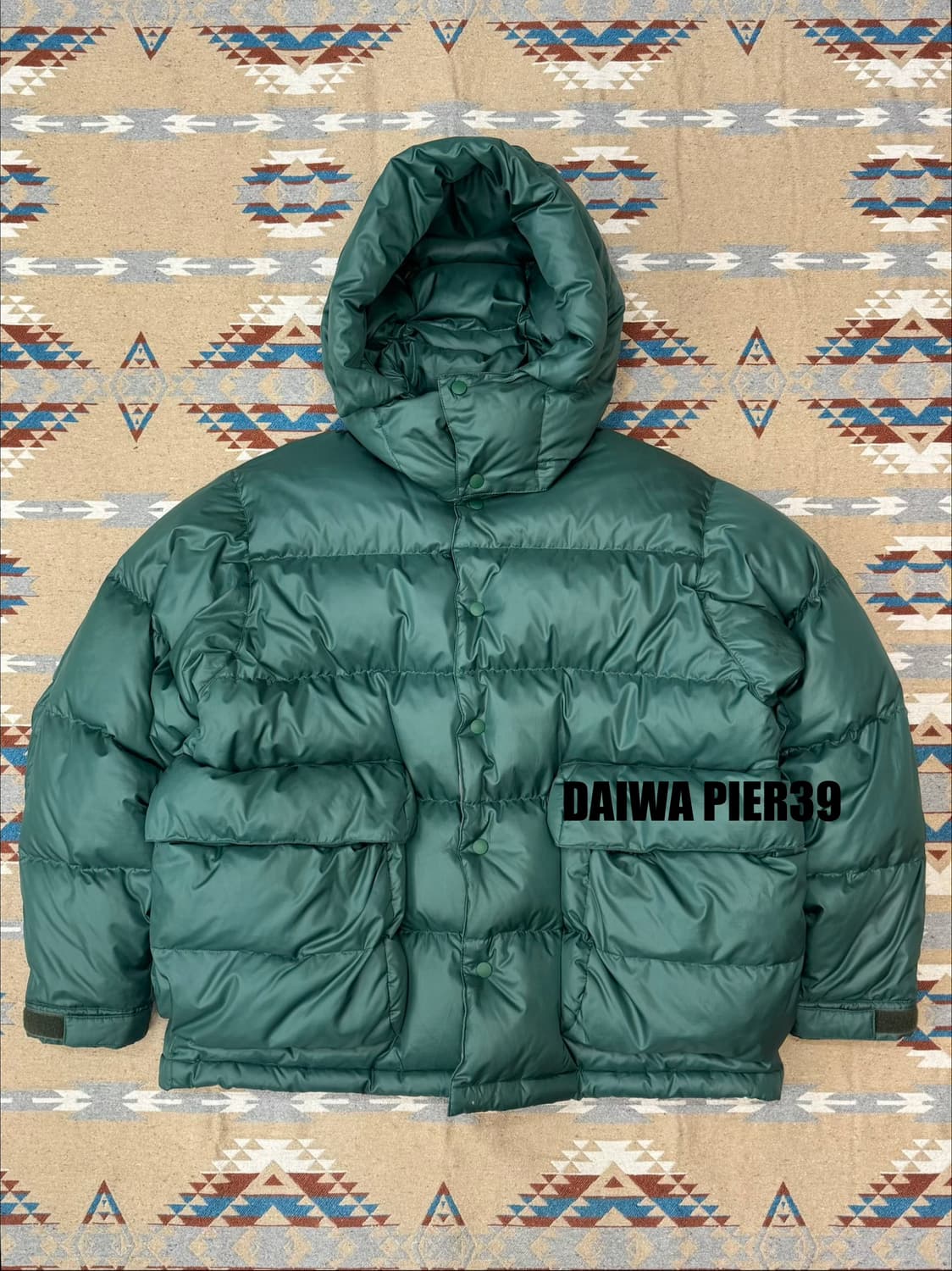 [M][100] 다이와피어39 테크 백패커 다운 파카 그린 상품이미지1