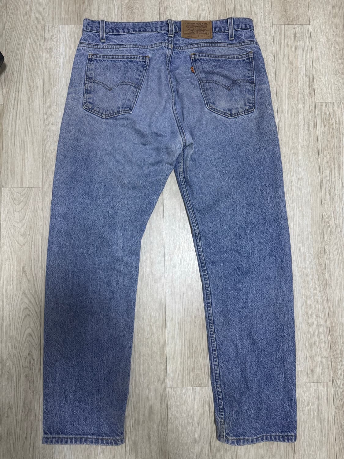 90s 리바이스 오렌지탭 505 데님팬츠 made in usa 상품이미지3