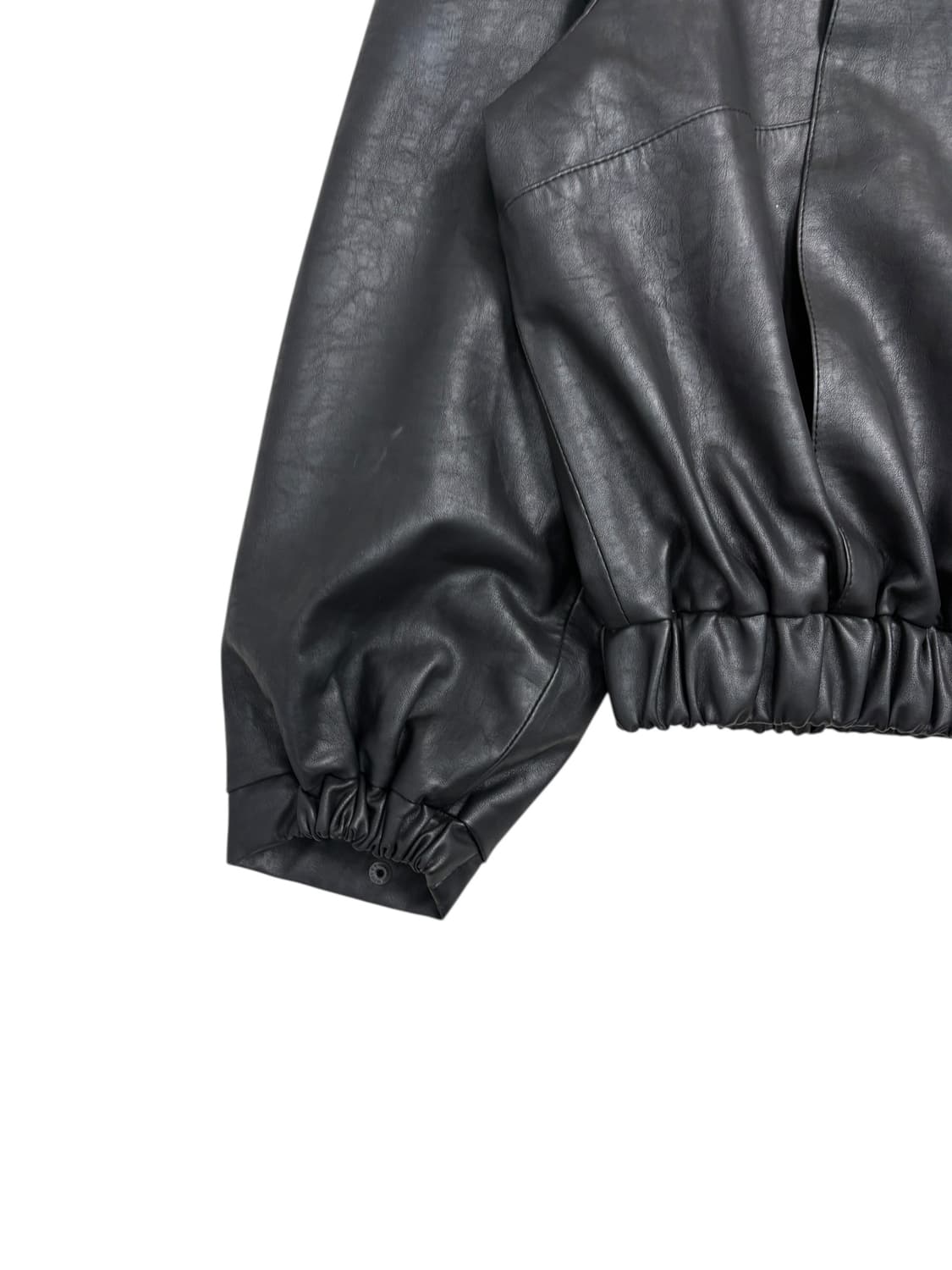르마드 레더 자켓 블랙 상품이미지3