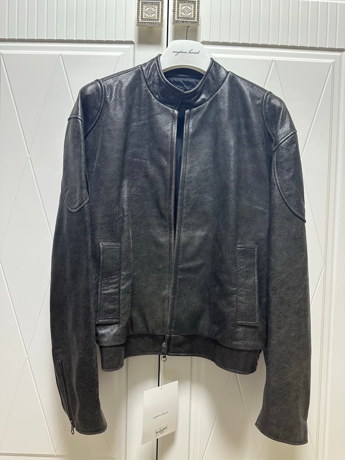 애니타임로릭 SAGE BIKER 가죽자켓 상품이미지1