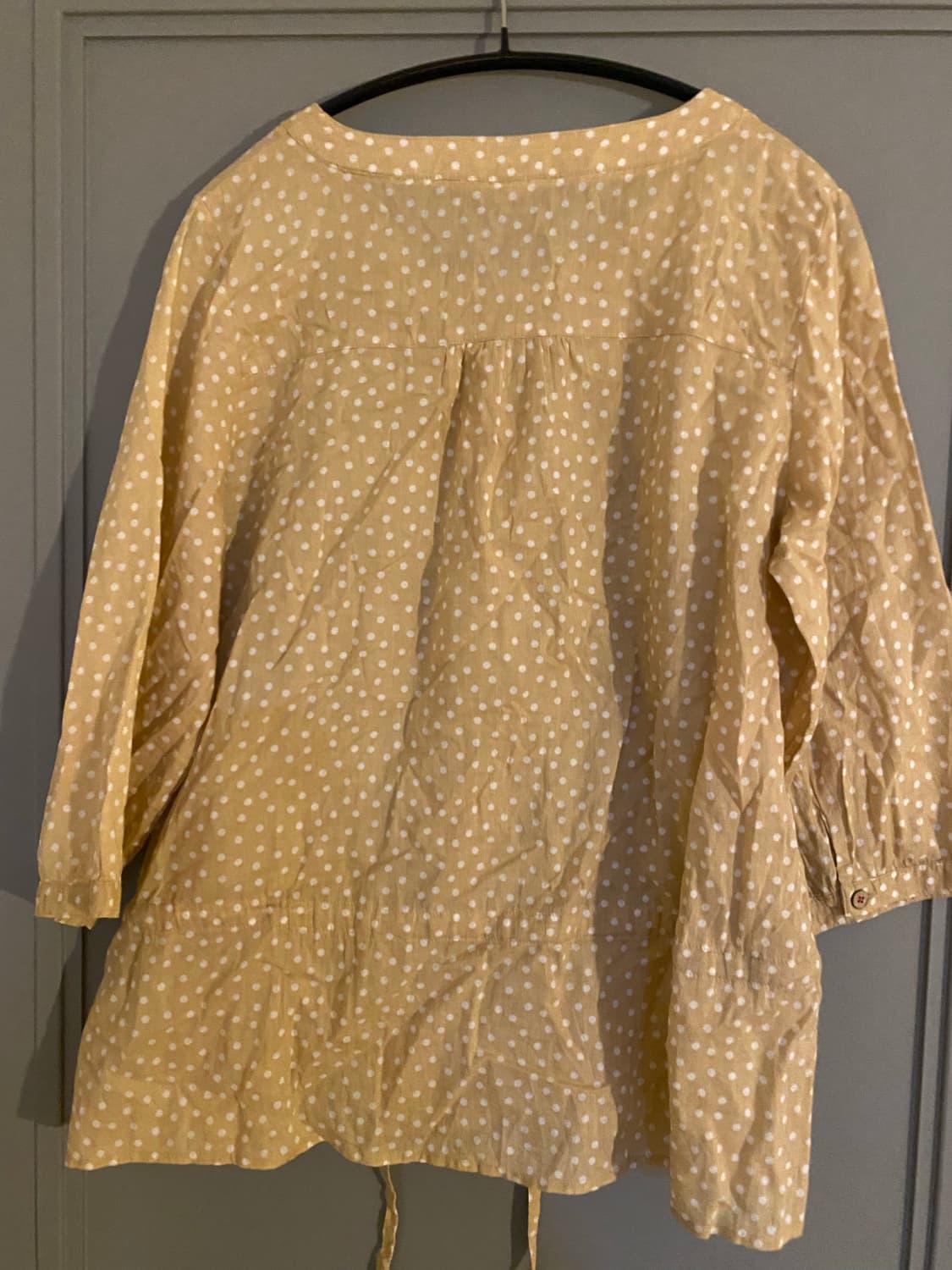 빈티지 모리걸 메이플필 더트 살구 블라우스 상품이미지5