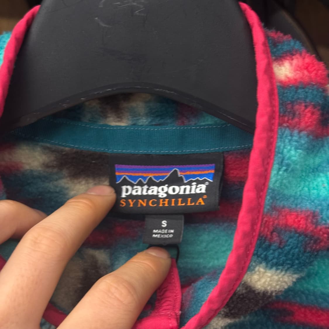 SP15 파타고니아 아즈텍 네이티브 패턴 풀오버 신칠라 플리스 아노락 상품이미지7