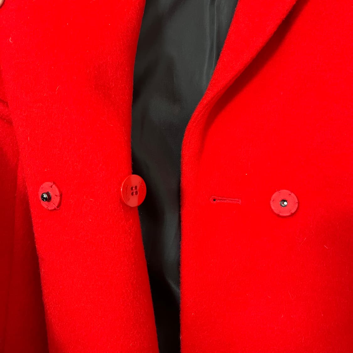 스튜디오 톰보이(STUDIO TOMBOY) 레드 울 혼방 코트 상품이미지5