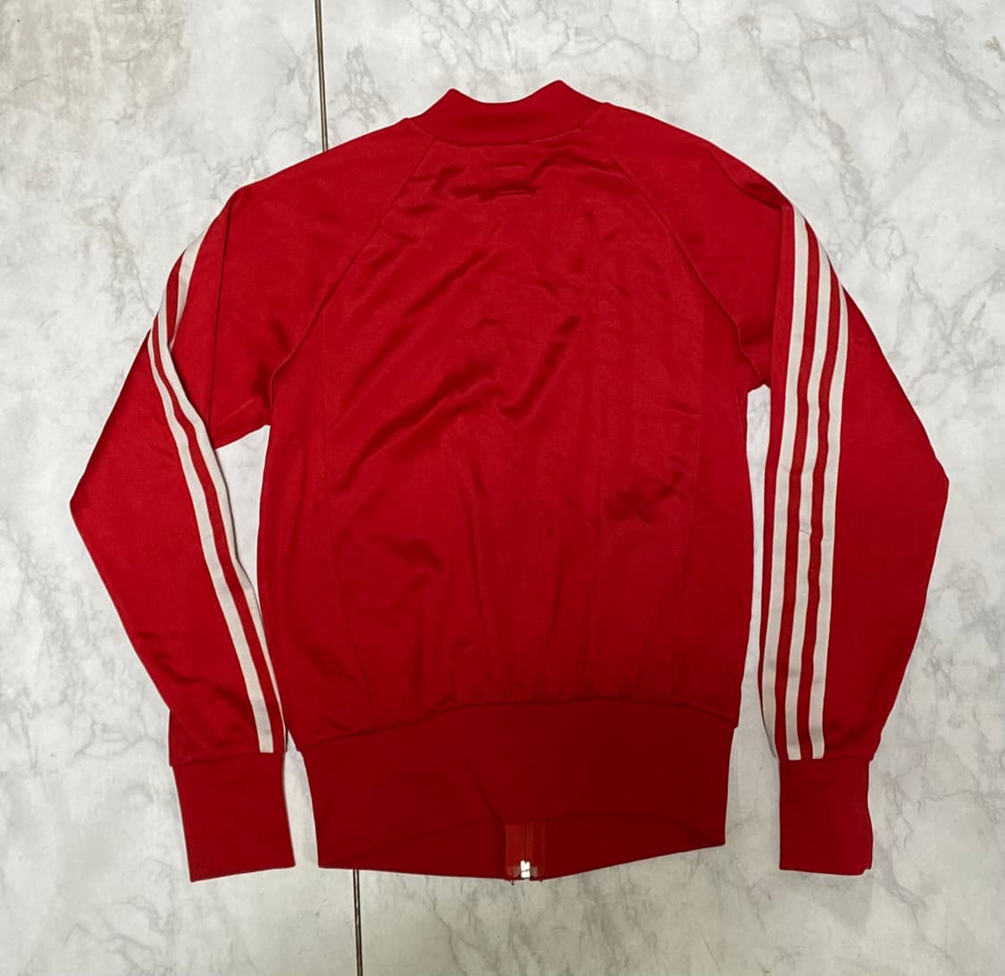 아디다스 삼선 트랙탑 레드 여성 90 상품이미지5