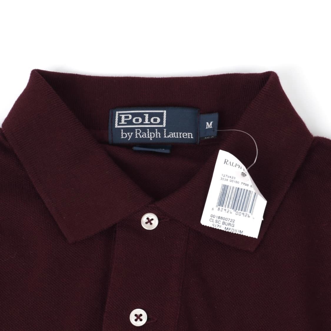 폴로 랄프로렌 버건디 PK 카라 롱슬리브 상품이미지7