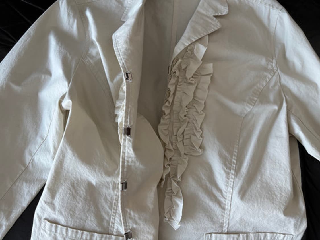 cream ruffle jacket 상품이미지7