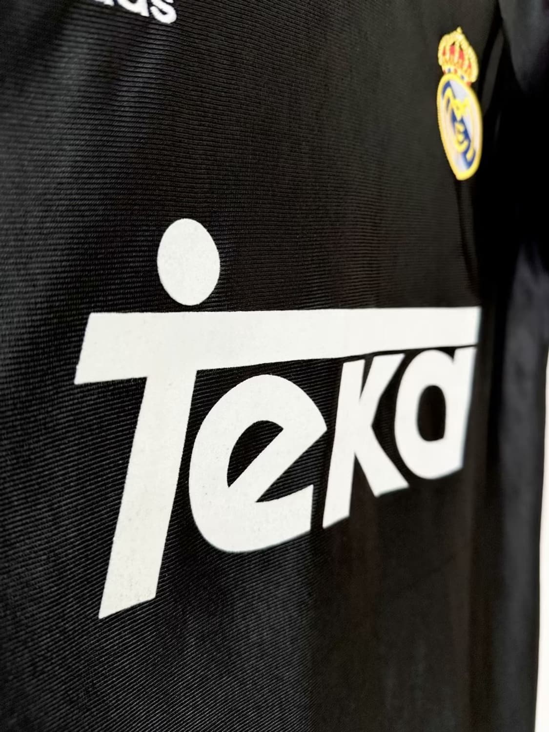 99-01 레알마드리드 레트로 축구유니폼 후원복 남여공용 블랙 상품이미지6