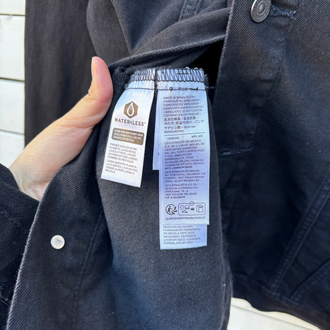 Levi’s 리바이스 블랙 데님 자켓 상품이미지6