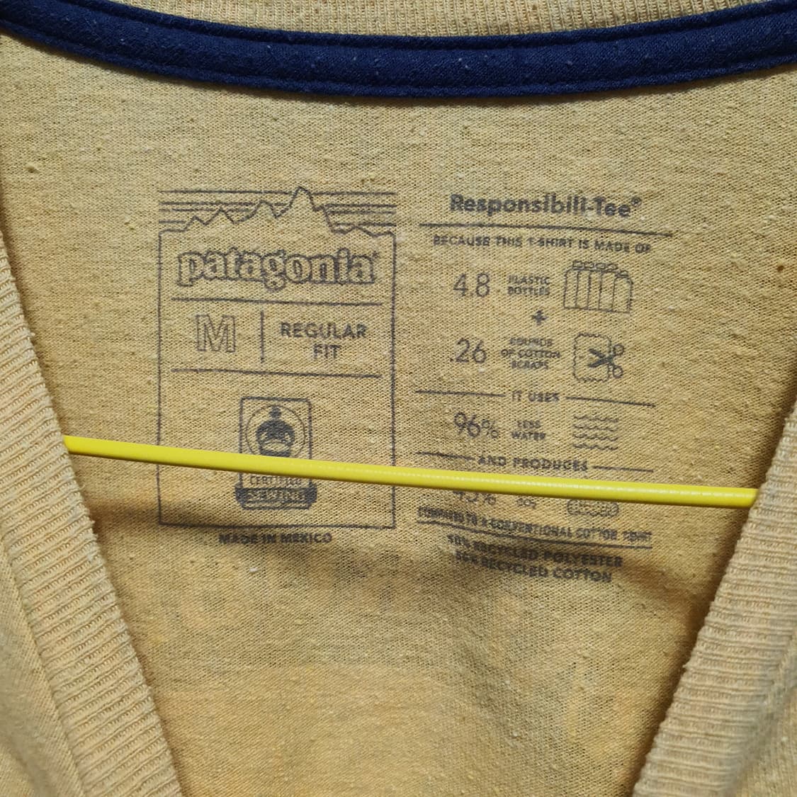 파타고니아 레스폰시빌리티 라운드 로고 레귤러핏 반팔티  상품이미지4
