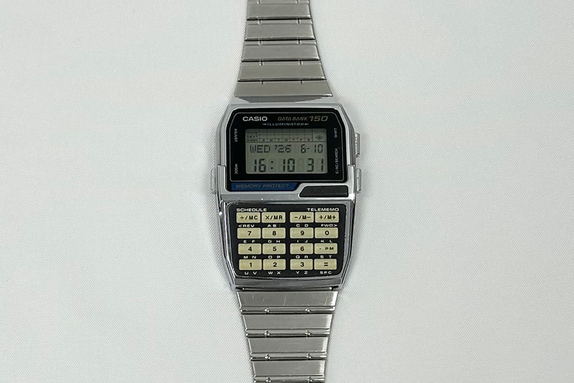 카시오 90s DBC-150 데이터뱅크 메탈 빈티지 손목시계  상품이미지1