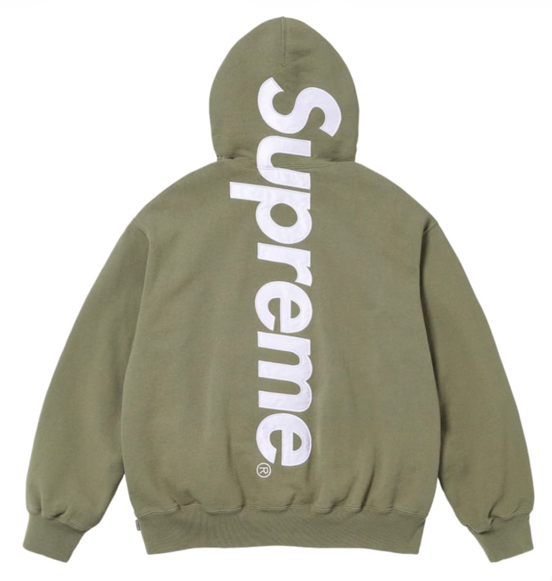 슈프림 사틴 아플리케 후드 스웨트셔츠 23FW 상품이미지1