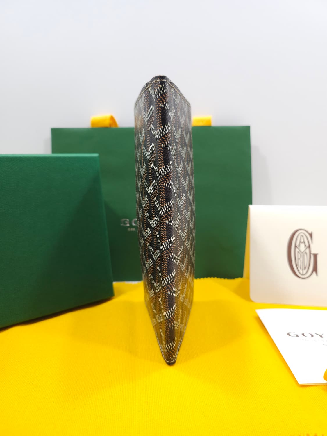 [정품] 고야드 생로슈 장지갑 블랙탄 상품이미지3