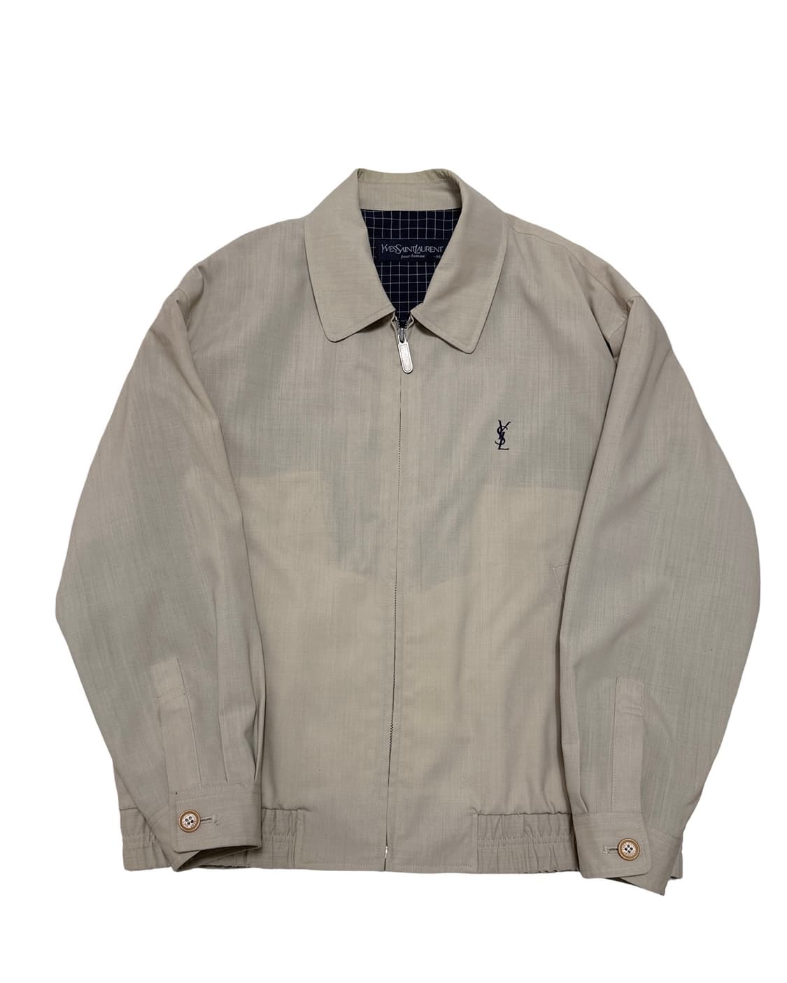 YSL 입생로랑 베이지 블루종 자켓 상품이미지1